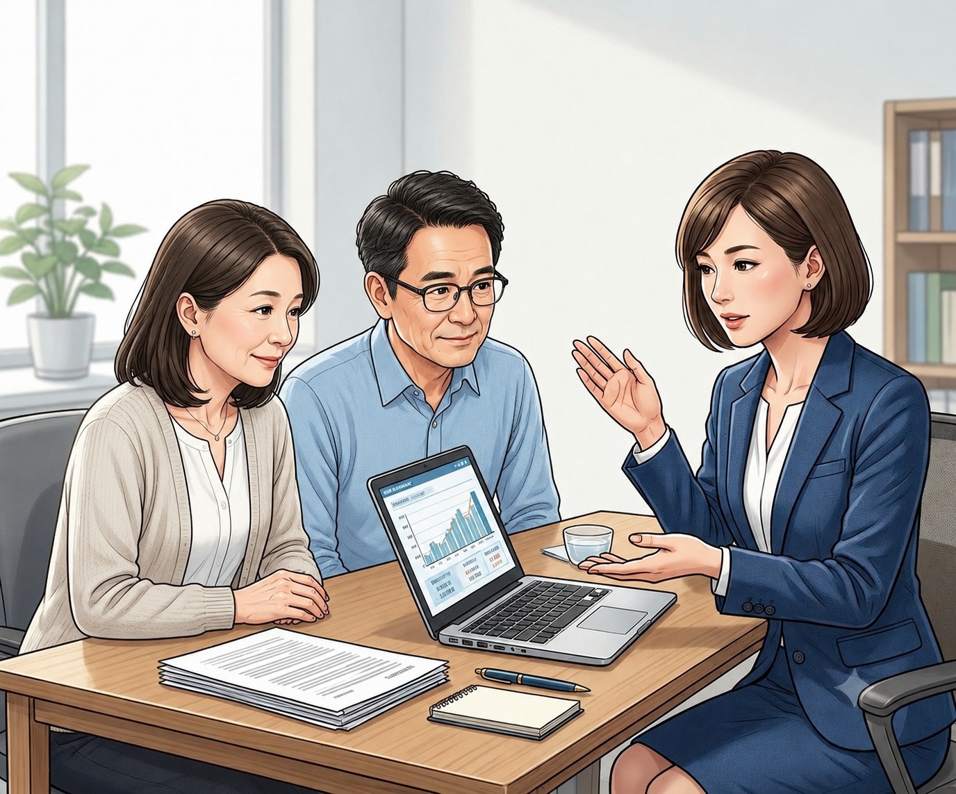 相続書類のイメージイラスト